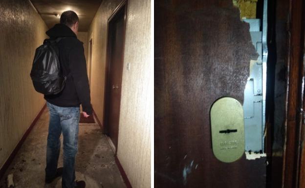 Dos vecinos salvan de morir en un incendio a una mujer de 43 años en Irala