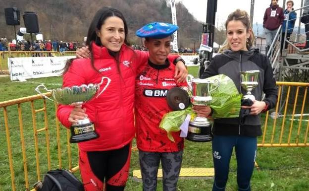 Elena Loyo, segunda en el cross de Amorebieta