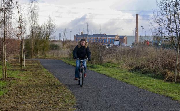 Una nueva ruta une el Anillo Verde con Júndiz y Crispijana