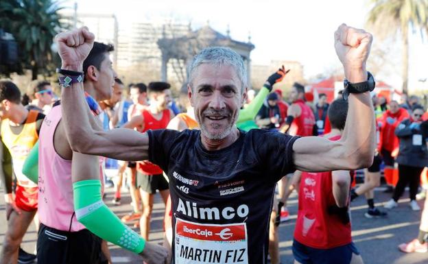 Martín Fiz logra el récord del mundo de 10 kilómetros en Máster 55 años