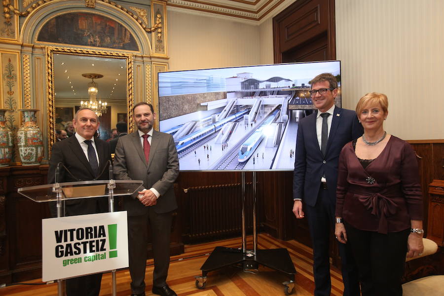 Soterrar el tren y la nueva estación de Vitoria supondrán una inversión de 435 millones y tres años de obras