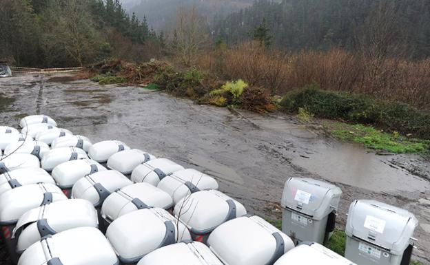 Una parcela de la carretera de Elgeta acogerá restos de podas