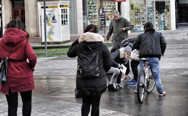 Resbalones y frío en una Álava helada tras decir adiós a la nieve