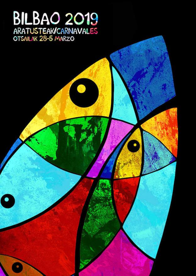 'Sardinita Disfrazada', elegida la reina del cartel de los carnavales de Bilbao