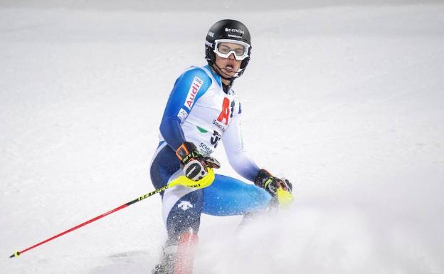 Del Campo, noveno en la primera manga de la clasificación del gigante