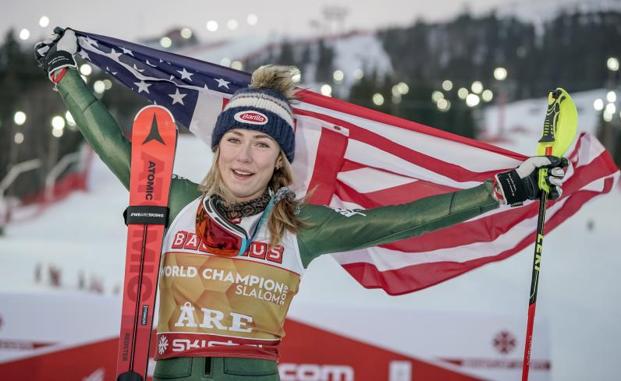 Mikaela Shiffrin hace historia en el Mundial