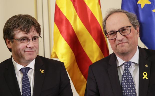 Torra acusa al presidente de la Eurocámara de utilizarla como «marioneta de la extrema derecha y de Borrell»