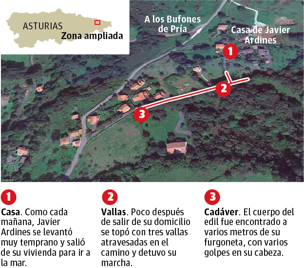 Así fue la emboscada al concejal junto a su vivienda