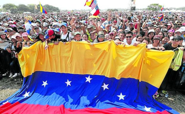 Guaidó asegura que los militares le ayudaron a cruzar Colombia para asistir al concierto contra Maduro