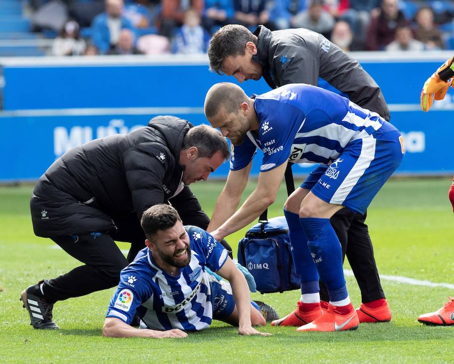 Duarte se retira tras sufrir un corte en su pierna izquierda