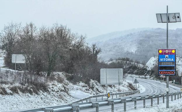 Euskadi, en aviso amarillo por nieve hasta el martes