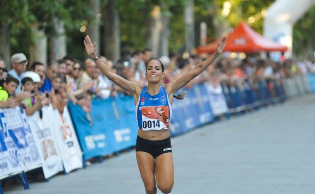 Lidia Campo, vencedora en la Carrera de San José de Villasana de Mena