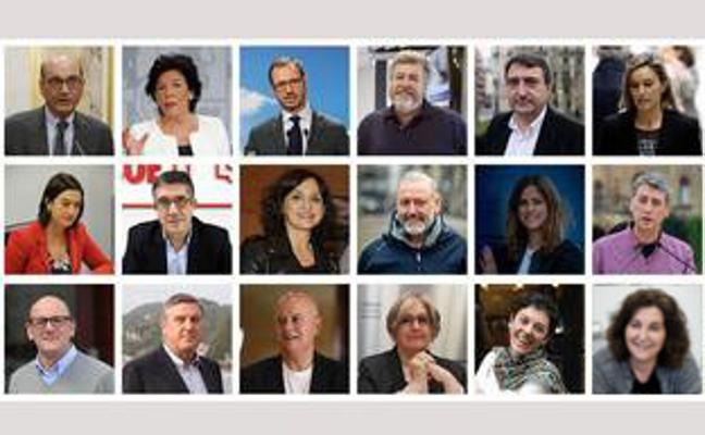 Los posibles 18 diputados vascos en el Congreso