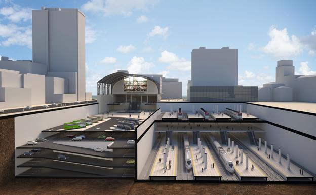 Las obras del TAV en Bilbao arrancarán el próximo año y durarán una década