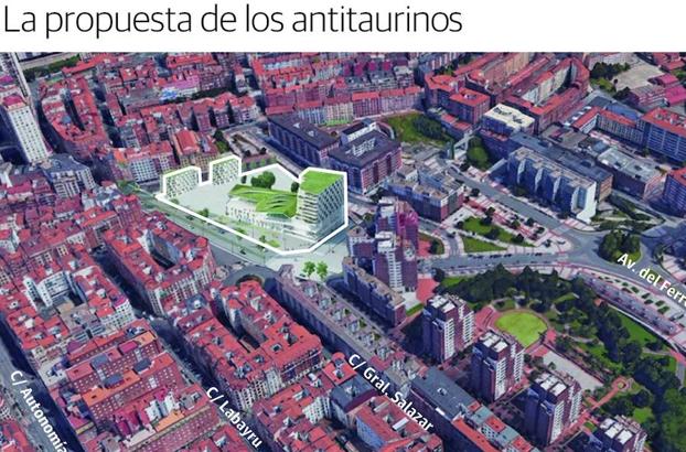 Los antitaurinos proponen derribar la plaza de Vista Alegre y levantar 500 pisos en el solar