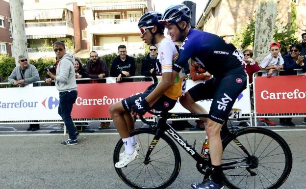 Froome remolca a Bernal