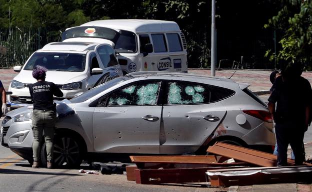 10 asaltantes muertos en un tiroteo con la policía en Sao Paulo