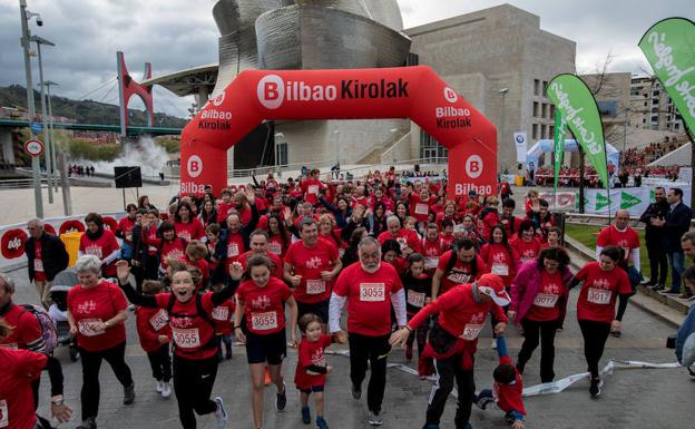 Marea roja por los enfermos y cuidadores de alzheimer