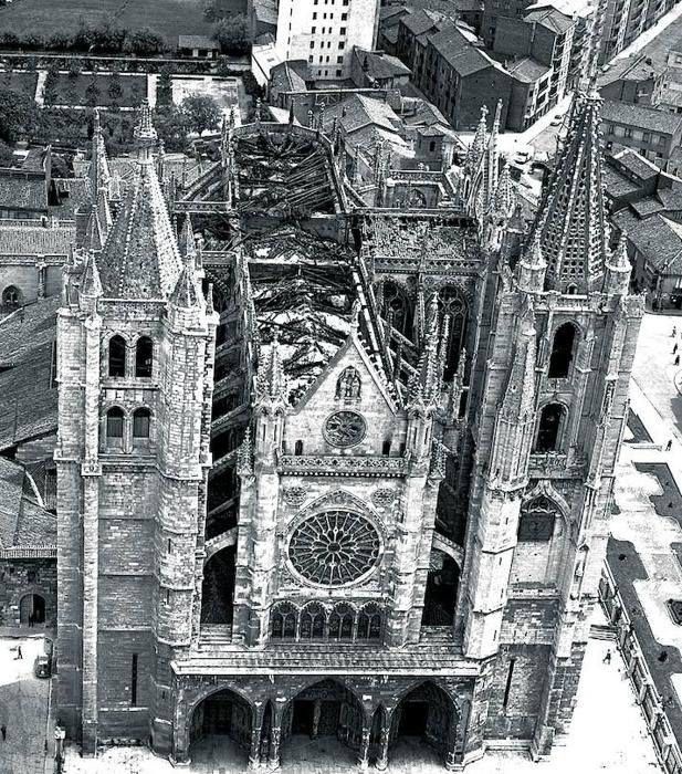 Incendio en la catedral de León: «Mi padre la salvó»