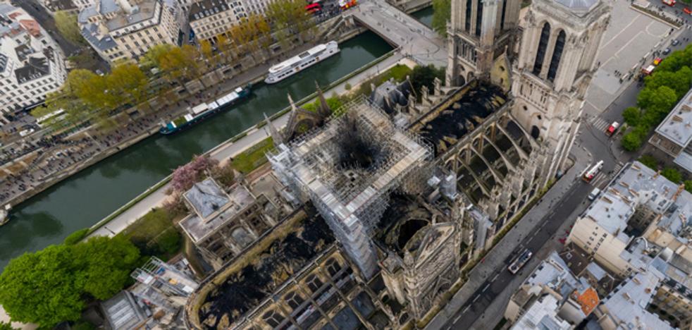 La imagen de Notre Dame que permite acercarte ael incendio