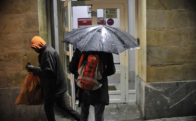 Los albergues invernales de Bilbao apenas ocuparon el 84% de sus camas