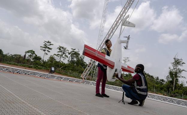 Drones para repartir medicinas en África