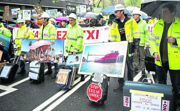 La incorporación de los extrabajadores de La Naval a Navantia comenzará en junio