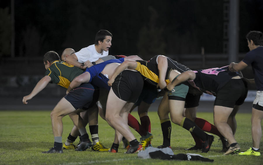 Así se juega al rugby en Getxo
