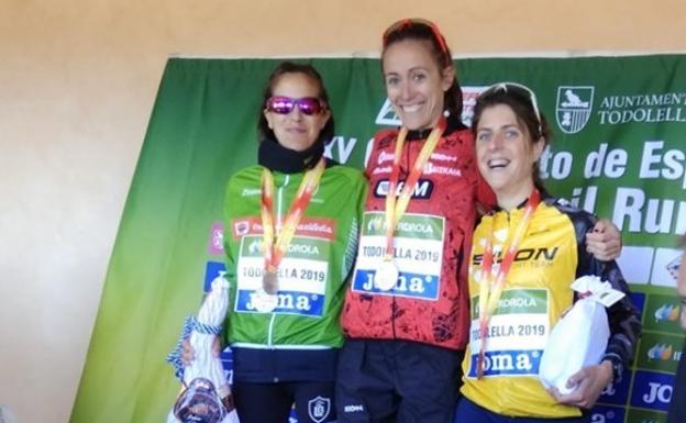 Raquel Gómez, subcampeona de España de trail en Castellón