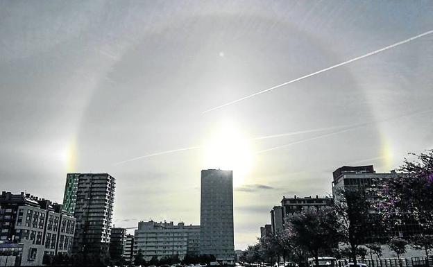 El extraño efecto visual con el que Vitoria se despertó este martes
