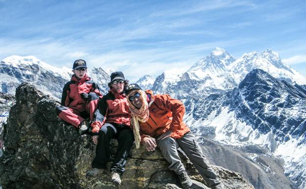 La 'perla' del alpinismo vasco cumple una promesa de niño