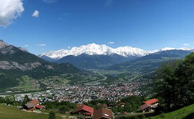 Sallanches, un idílico pueblo de los Alpes bañado por el río Arve