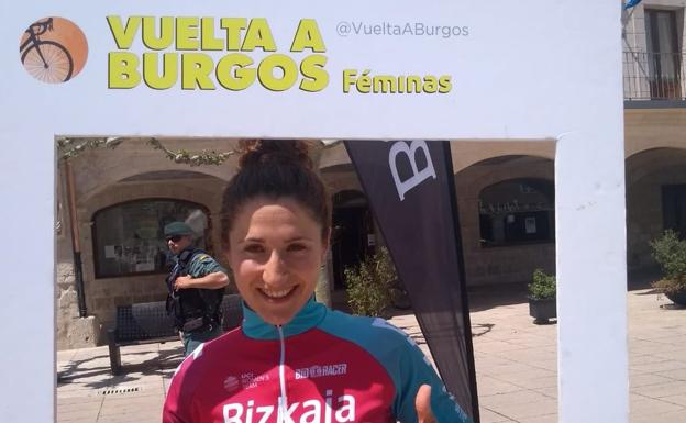 Ainara Elbusto, la más combativa en la primera etapa en Burgos