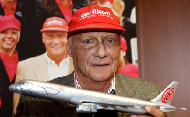 Niki Lauda, de piloto a presidente de una compañía aérea
