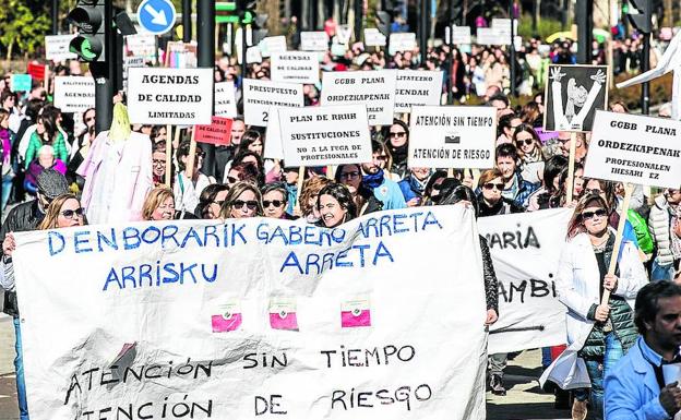 Sindicatos convocarán nuevas huelgas si Osakidetza «no refuerza» Atención Primaria