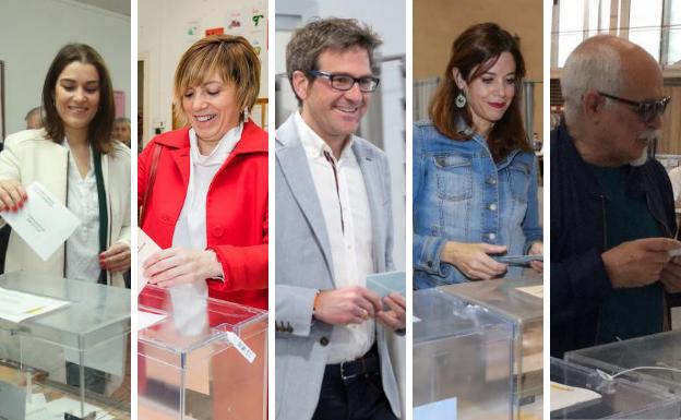 Así han votado los candidatos en Álava