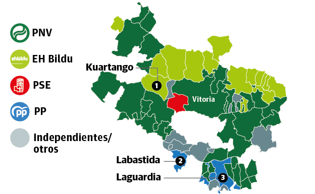 Un territorio teñido de verde