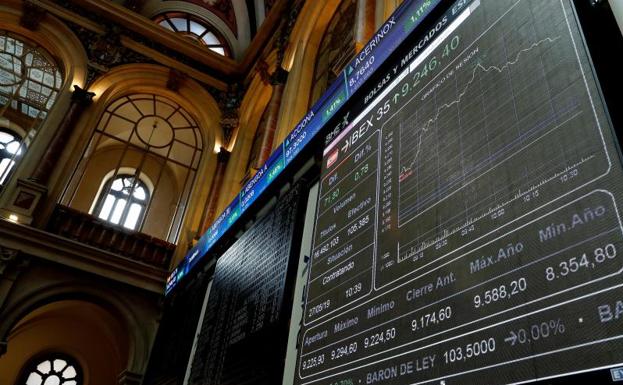 El Ibex-35, sin fuerza, vuelve a perder los 9.200 puntos