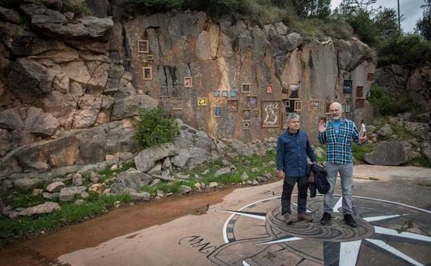 Abren una ruta artística en la cantera de Ereño