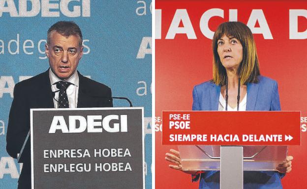 Urkullu y Mendia avalan el acuerdo PNV-PSE frente al ruido sobre Navarra y Madrid