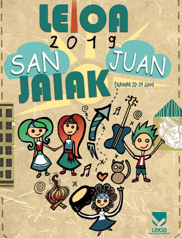 Programa de cuadrillas de fiestas de Leioa 2019: San Juan Jaiak