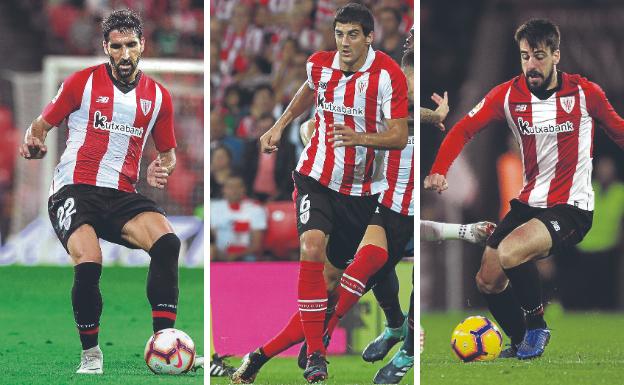 Tres pesos pesados encima de la mesa