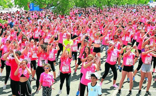 Una marea rosa contra el cáncer inundará Vitoria el domingo