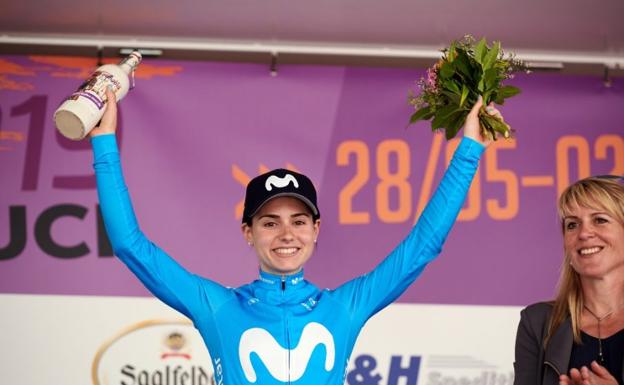 Lourdes Oyarbide, tercera en la general