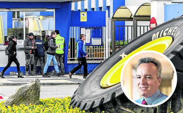 «No veo nubarrones en el futuro de la planta de Michelin en Vitoria»