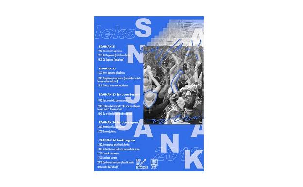 Programa de fiestas de Ea 2019: San Juan Jaiak