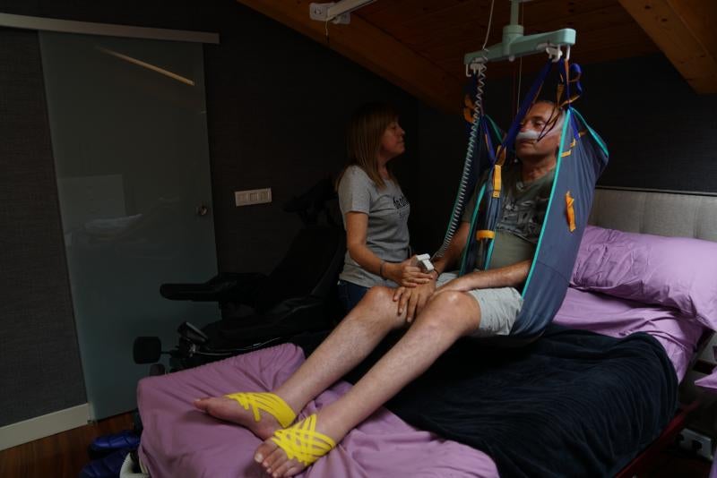 Así es el día a día de un enfermo de ELA