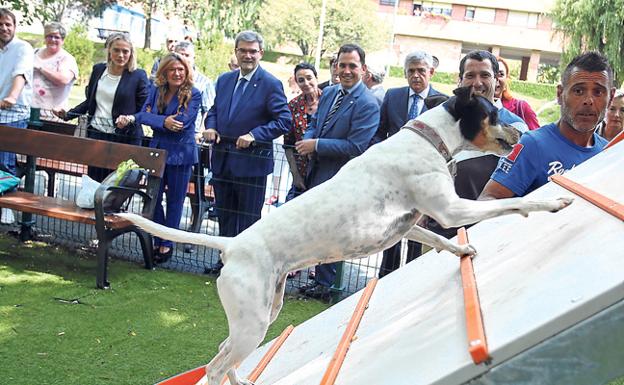 El Ayuntamiento crea en Txurdinaga un parque con un área cerrada para perros