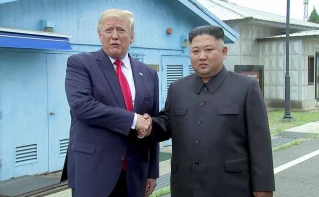 Trump pisa Corea del Norte para reanudar la negociación nuclear con Kim Jong-un