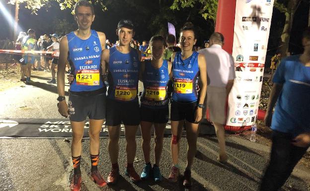 Mayi Mujika y Julen Martínez de Estibariz se encumbran en el monte Olympus